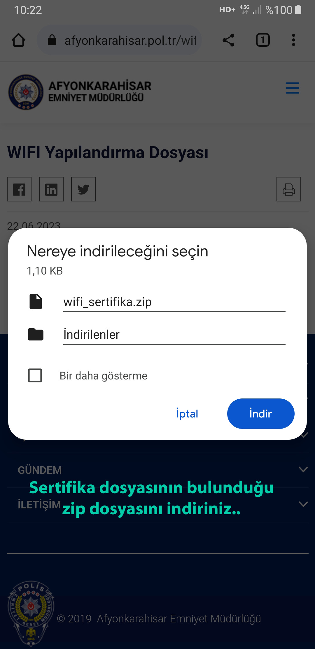 Adım 1
